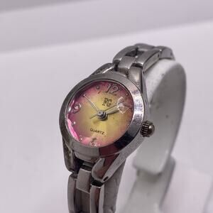 Vintage Faded Glory Pink Dial Worn Watch New Battery